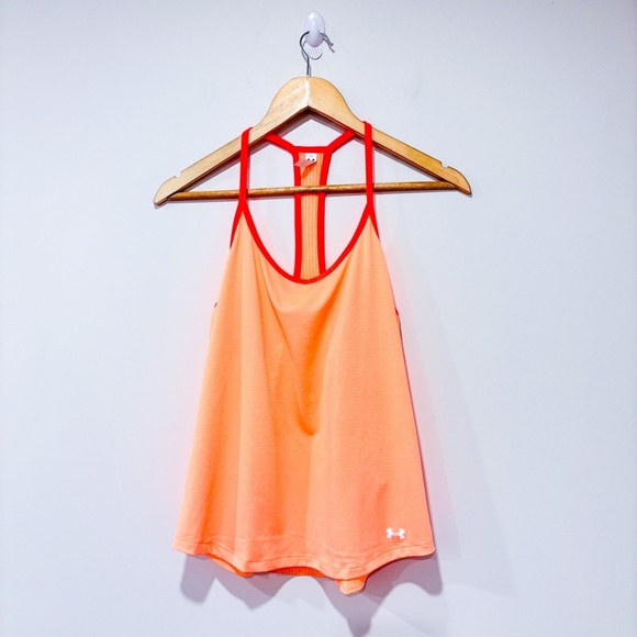 UNDER ARMOUR Orange sports tank top - Picture 1 of 6